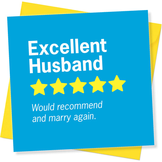 Excellent Husband Would recommend and marry again