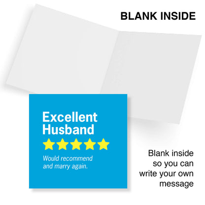 Excellent Husband Would recommend and marry again