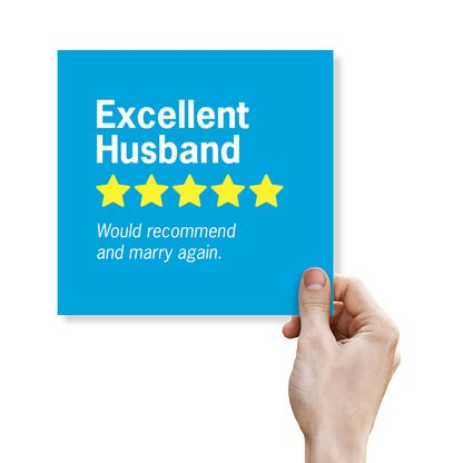Excellent Husband Would recommend and marry again
