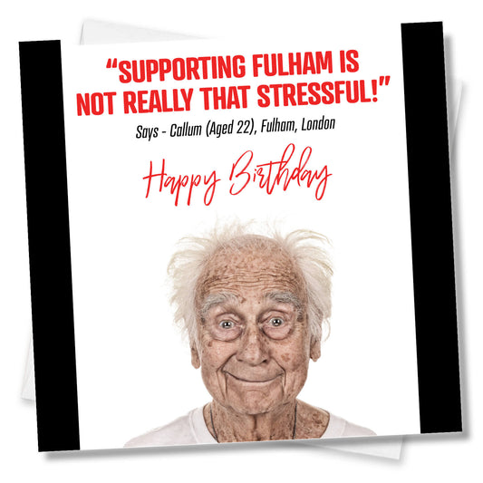 Supporting Fulham Is Not Really That Stressful!