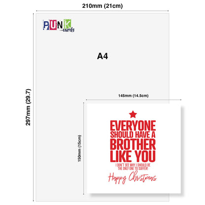"Everyone Should Have a Brother Like You..." Christmas Card