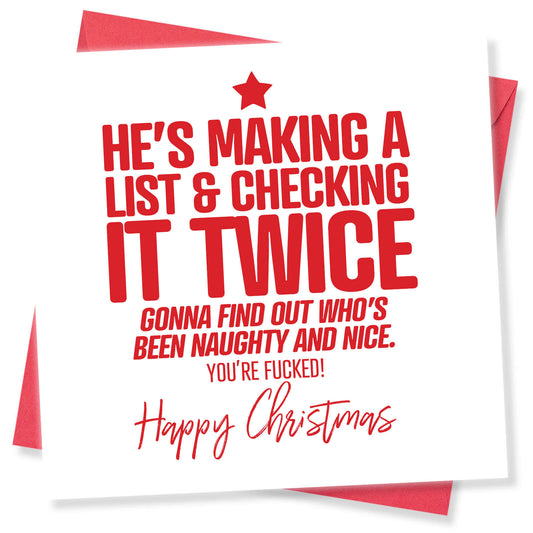 You’re F*cked Christmas Card