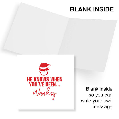He Knows When You’ve Been Wanking