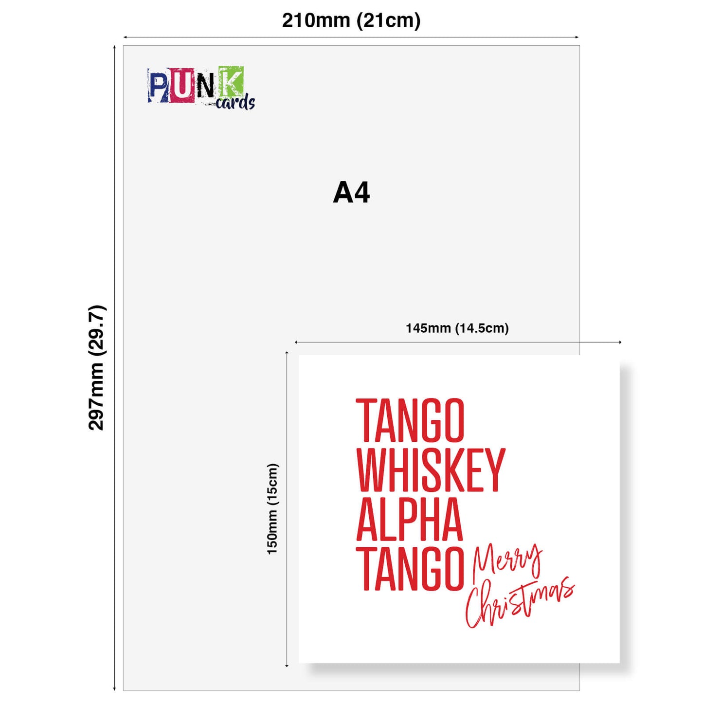 Tango Whiskey Alpha Tango – Merry Christmas Card