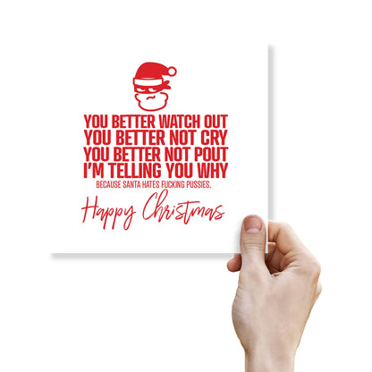 Santa Hates Pussies