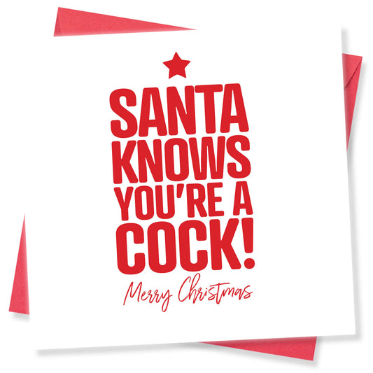 Santa Knows You’re a Cock