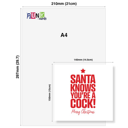 Santa Knows You’re a Cock