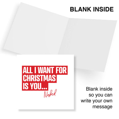 All I Want for Christmas is You... Pack of 6 - Naked