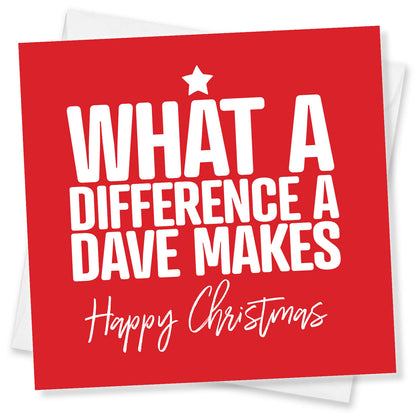 What a Difference a Dave Makes