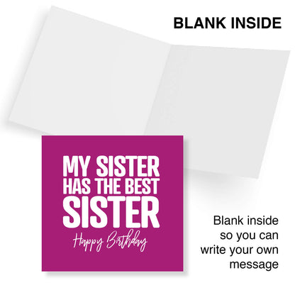 My Sister Has the Best Sister