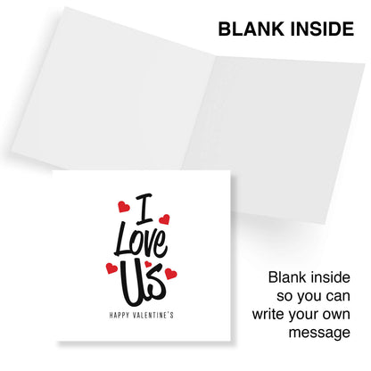 I Love Us Valentine's Day Card