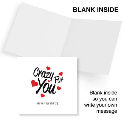 Crazy For You Valentine's Day Card
