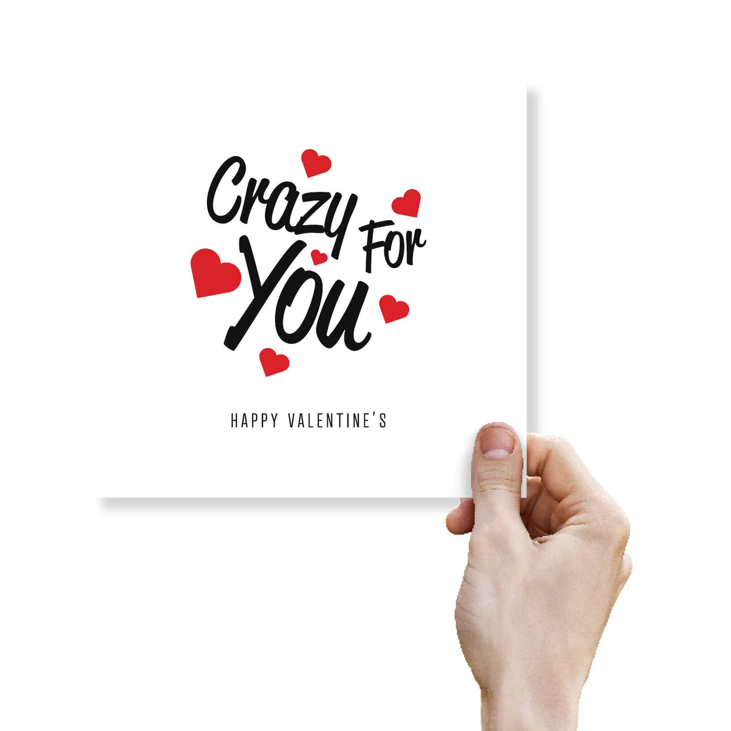 Crazy For You Valentine's Day Card