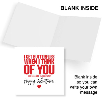 "I Get Butterflies When I Think of You (Or It Could Be Trapped Wind)"