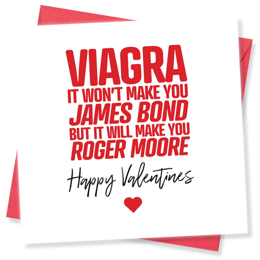 Viagra: Roger Moore - Valentine's Day Card