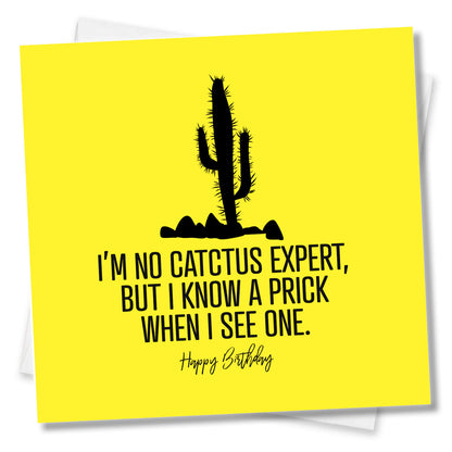 Cactus Prick – Birthday Card