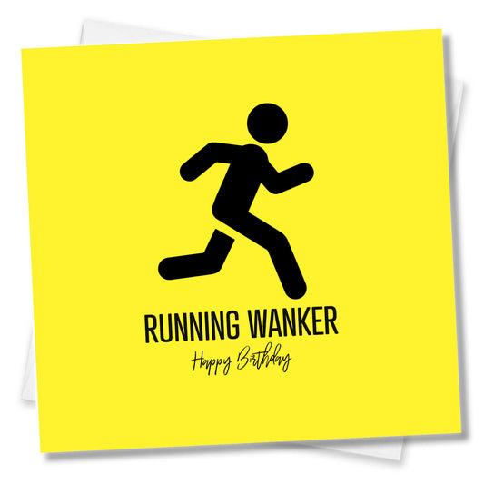 Running Wanker – Happy Birthday Card