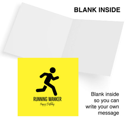 Running Wanker – Happy Birthday Card
