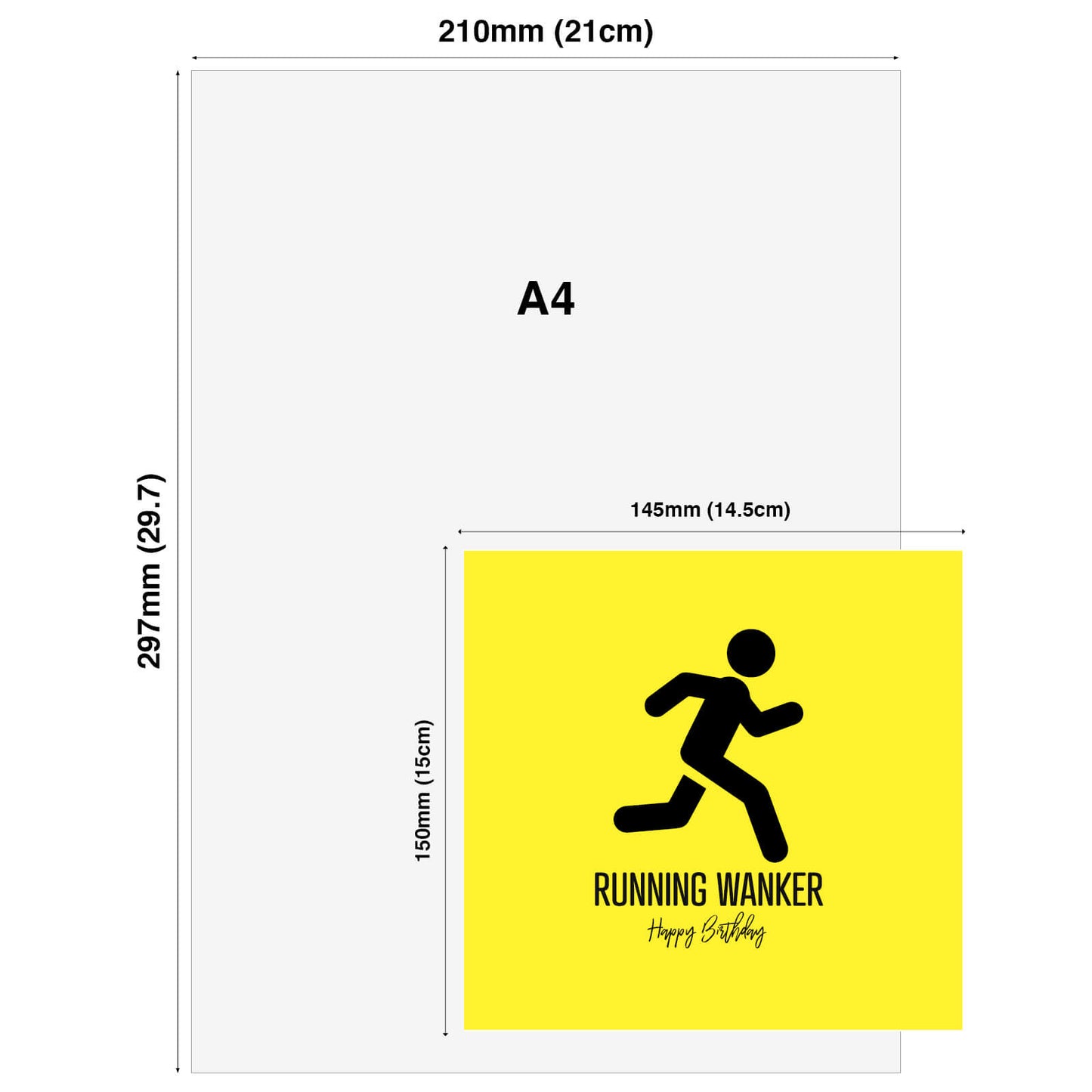 Running Wanker – Happy Birthday Card