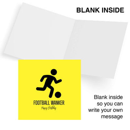 Football Wanker – Happy Birthday Card