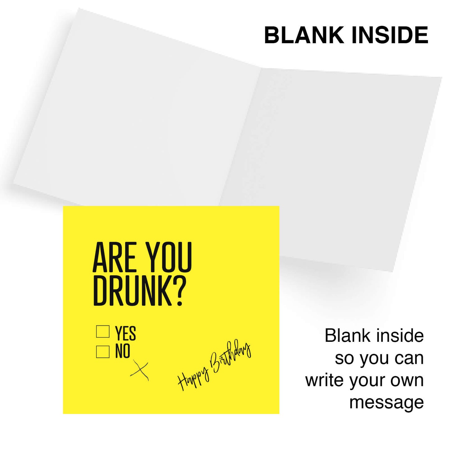 Are You Drunk? (Yes/No with Wrong Tick)