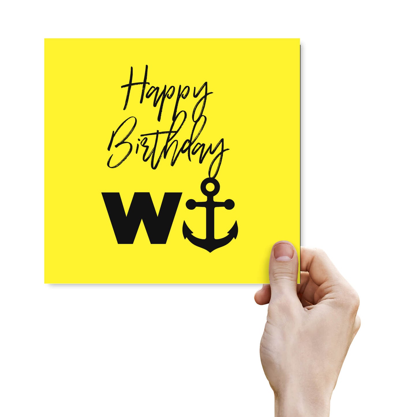 Happy Birthday W⚓ – Birthday Card