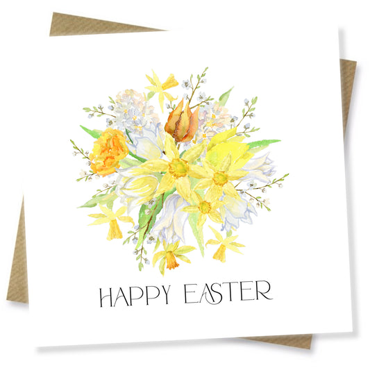 Easter Flower Cluster Card