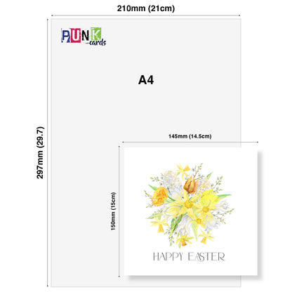 Easter Flower Cluster Card