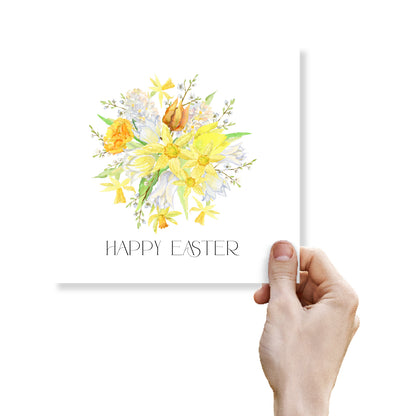 Easter Flower Cluster Card