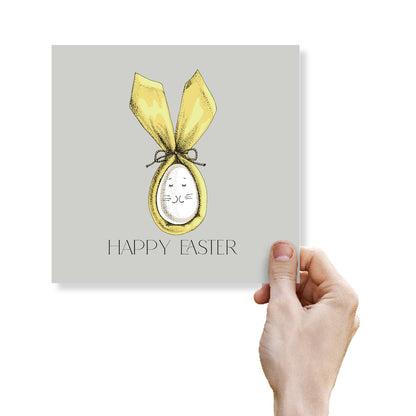 Easter Egg Bunny Ears Card