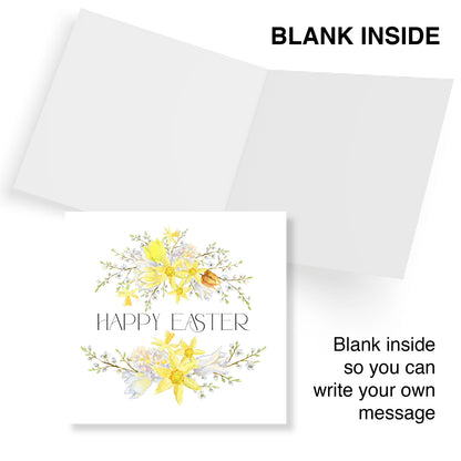 Double Garland Easter Card