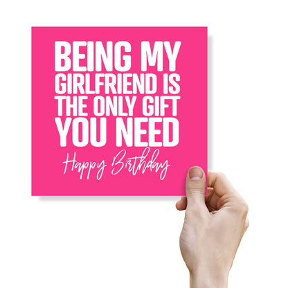 Being My Girlfriend is the Only Gift You Need