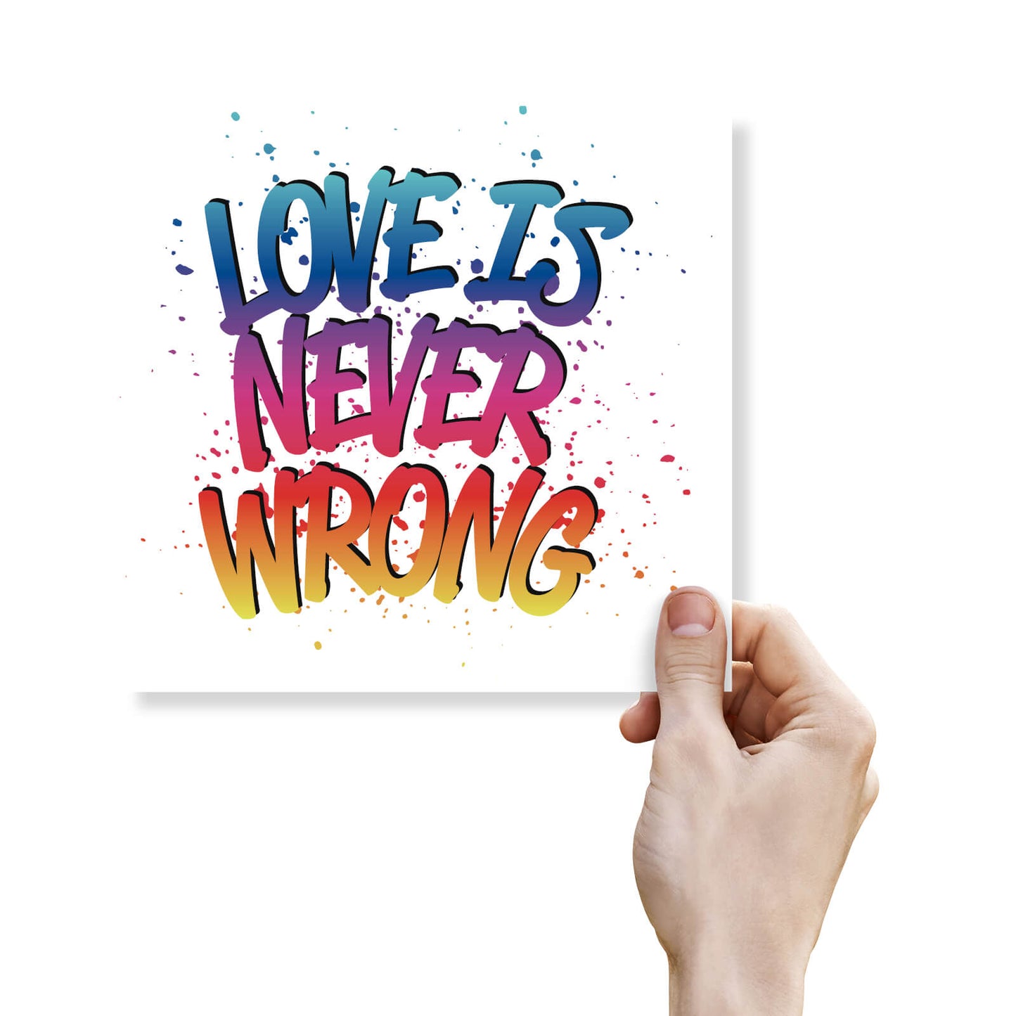 Love Is Never Wrong – Birthday Card
