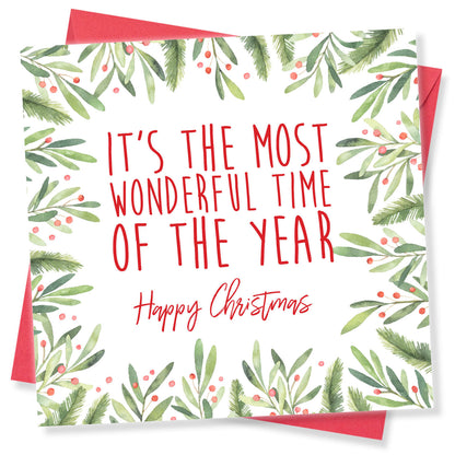 Most Wonderful Time of the Year - Christmas Card
