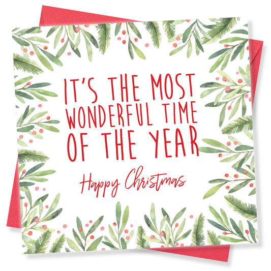Most Wonderful Time of the Year - Christmas Card