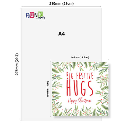 Big Festive Hugs – Christmas Card