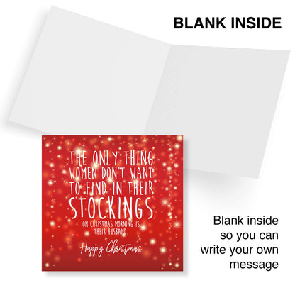 Stocking Surprise Husband Warning