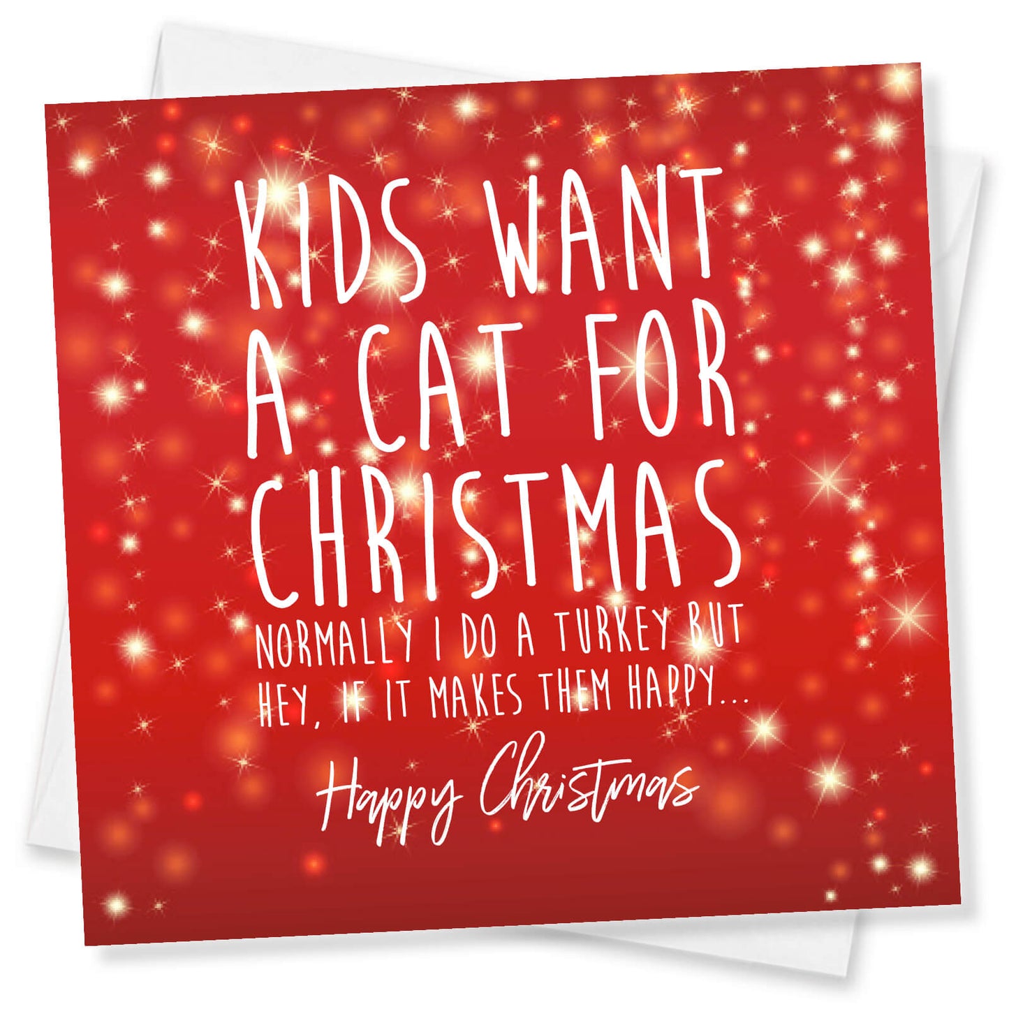 Kids Want a Cat for Christmas