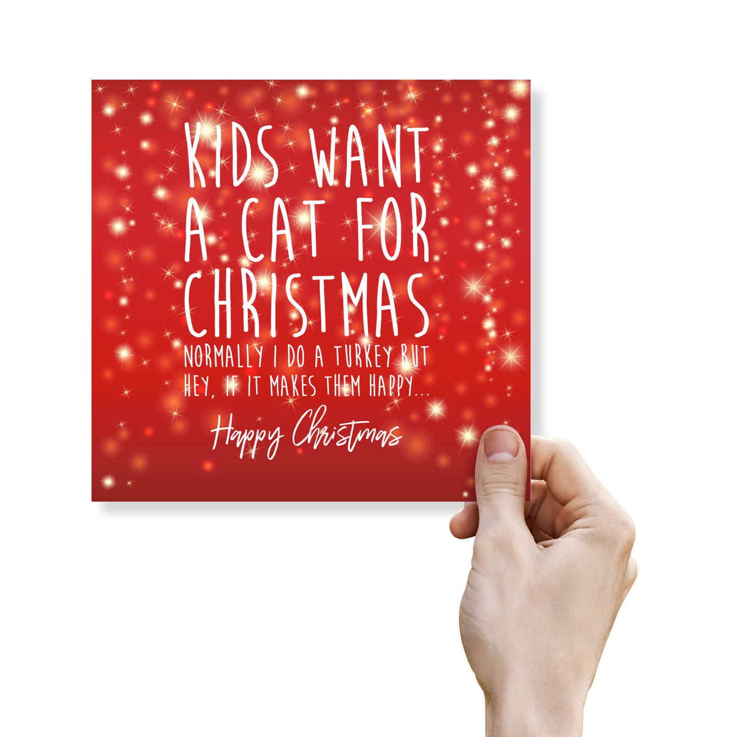 Kids Want a Cat for Christmas