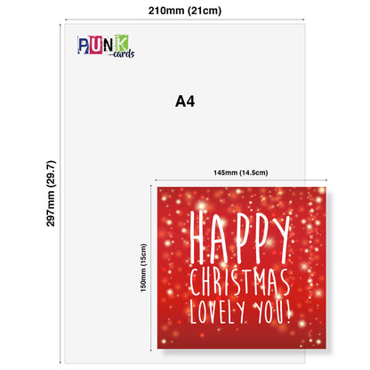 Happy Christmas Lovely You Card