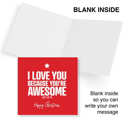 You're Awesome (Like Me) – Funny Relationship Card