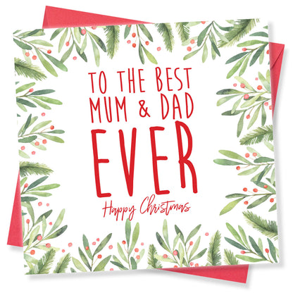 To The Best Mum & Dad Ever