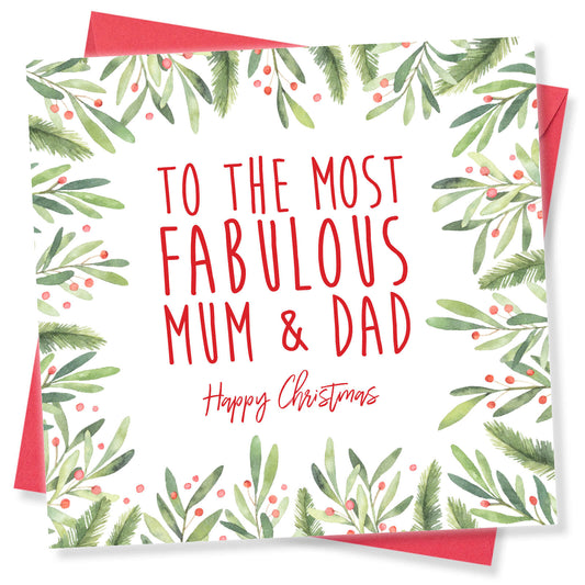 To The Most Fabulous Mum & Dad