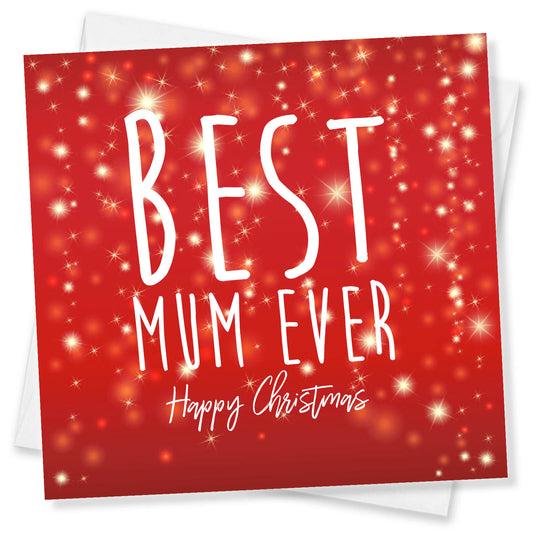 Best Mum Ever Christmas Card