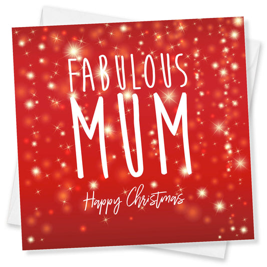 Fabulous Mum Christmas Card