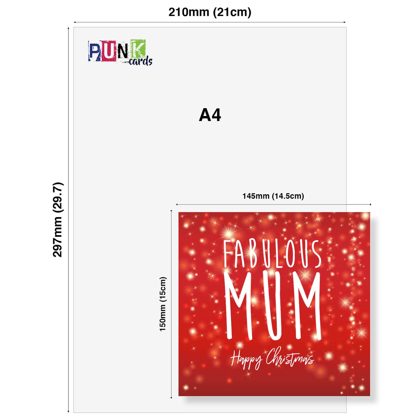Fabulous Mum Christmas Card
