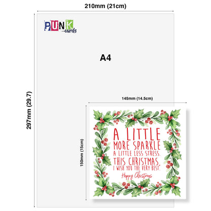 Christmas Card – "A Little More Sparkle"