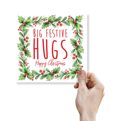 Christmas Card – "Big Festive Hugs"