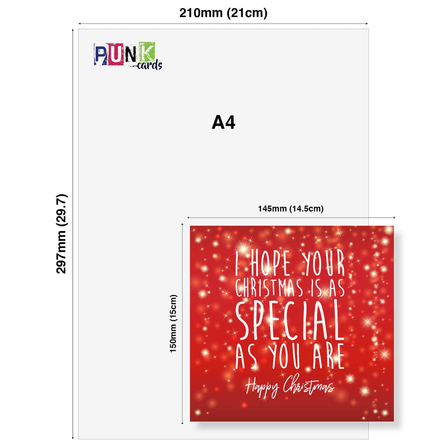 I Hope Your Christmas Is As Special As You Are Card