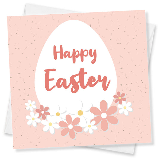 Pink Egg Easter Card